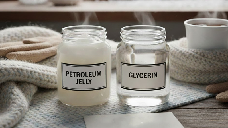 Petroleum Jelly or Glycerin